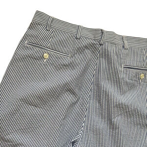 Jos A Bank Seersucker Shorts Men's Waist 38" Actual (Tag reads 40) Blue Striped
